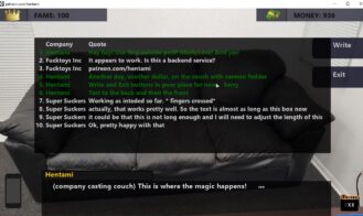 The Casting Couch Adult Game Screenshot (7)