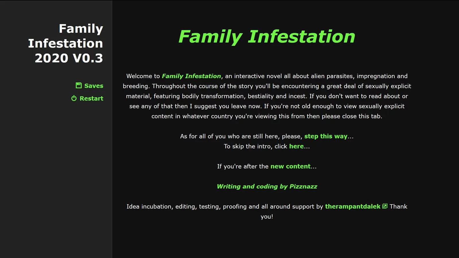 Family Infestation cover