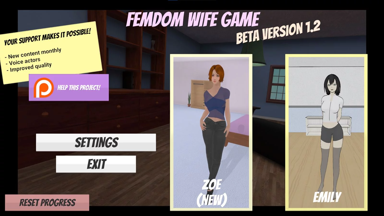 Femdom Wife Game Zoe cover