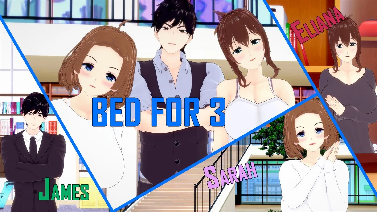 Bed for 3 cover