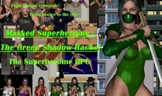 Masked Superheroine : The Green Shadow Rachel cover