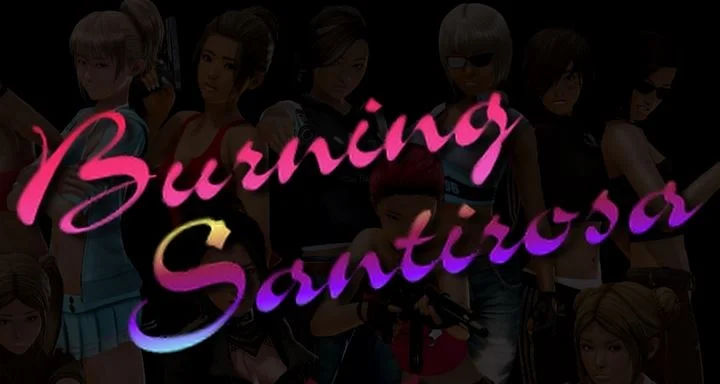 Burning Santirosa cover
