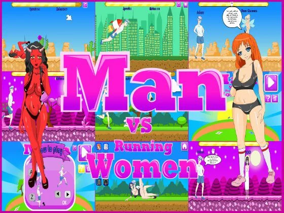Man vs Running Women cover