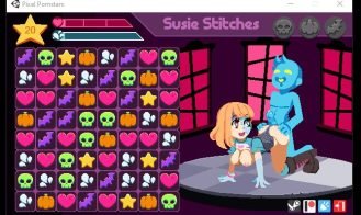 Spooky Starlets Pixel Pornstars Adult Game Screenshot (2)