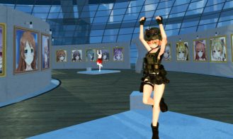 VR GALLERY Cute Anime Girl Exhibition Adult Game Screenshot (4)