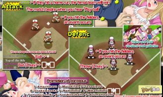 Violation baseball Tokyo Teranodon vs Kyoto Scartina Girls Adult Game Screenshot (3)