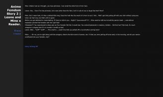 Anime Femdom Story 2 Leone, Mine And The Reader