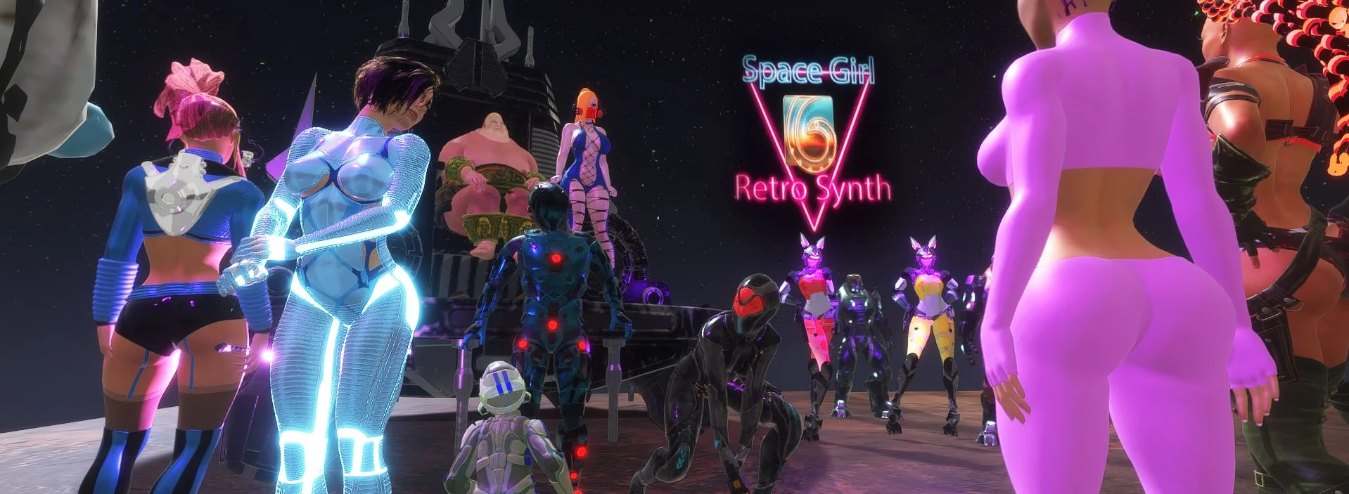 SpaceGirl Retro Synth cover