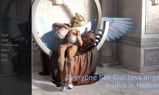 Everyone Has Giantess Angel Waifus in Heaven Adult Game Screenshot (1)