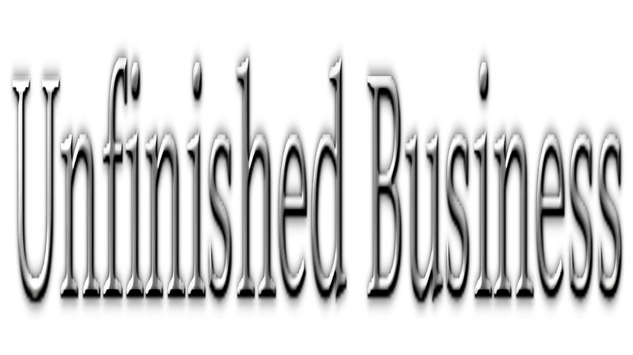 Unfinished Business cover