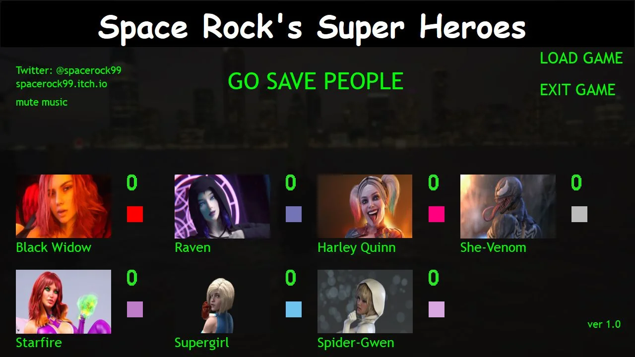 Space Rock's Super Heroes cover