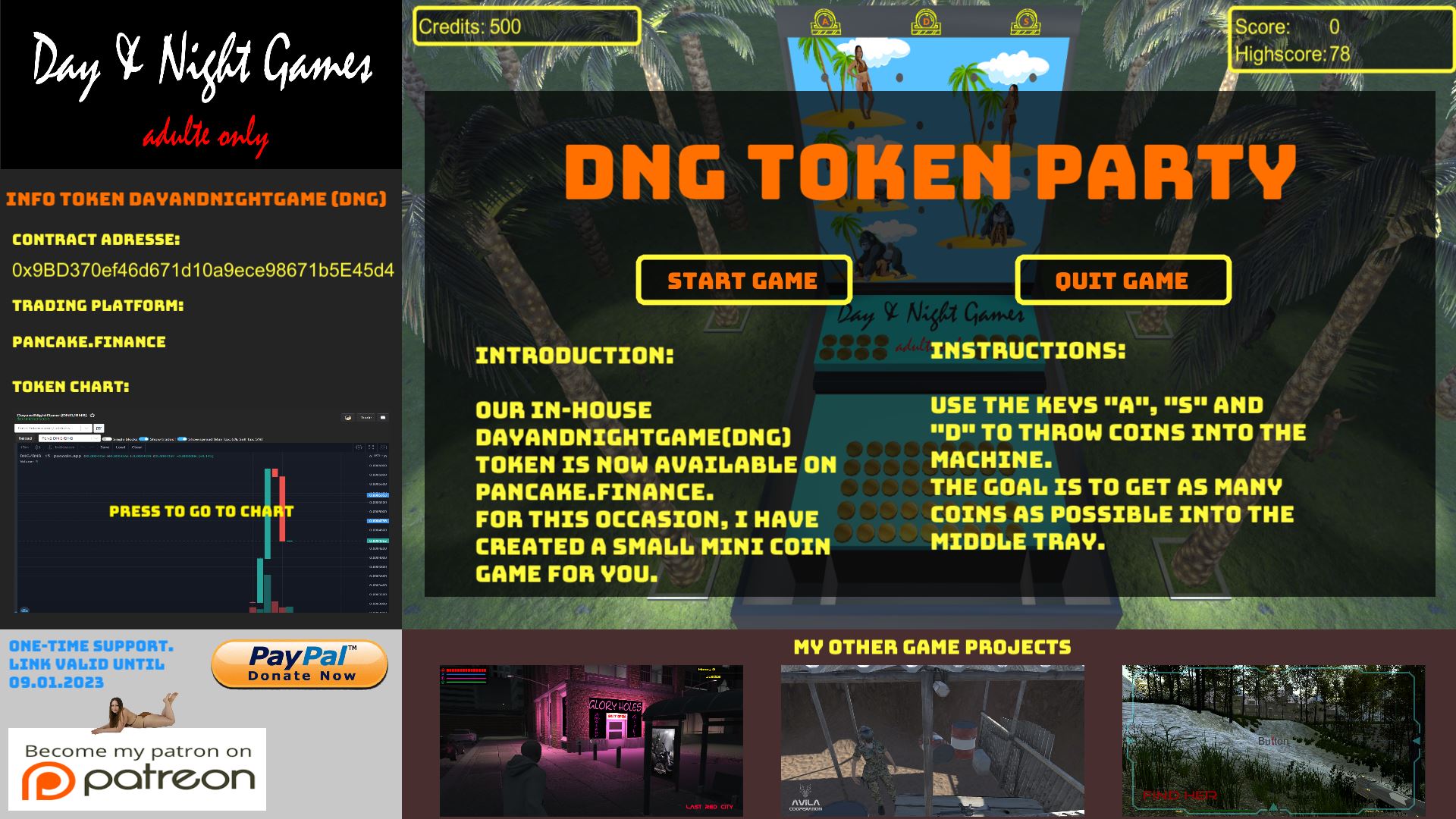 DNG Token Party cover