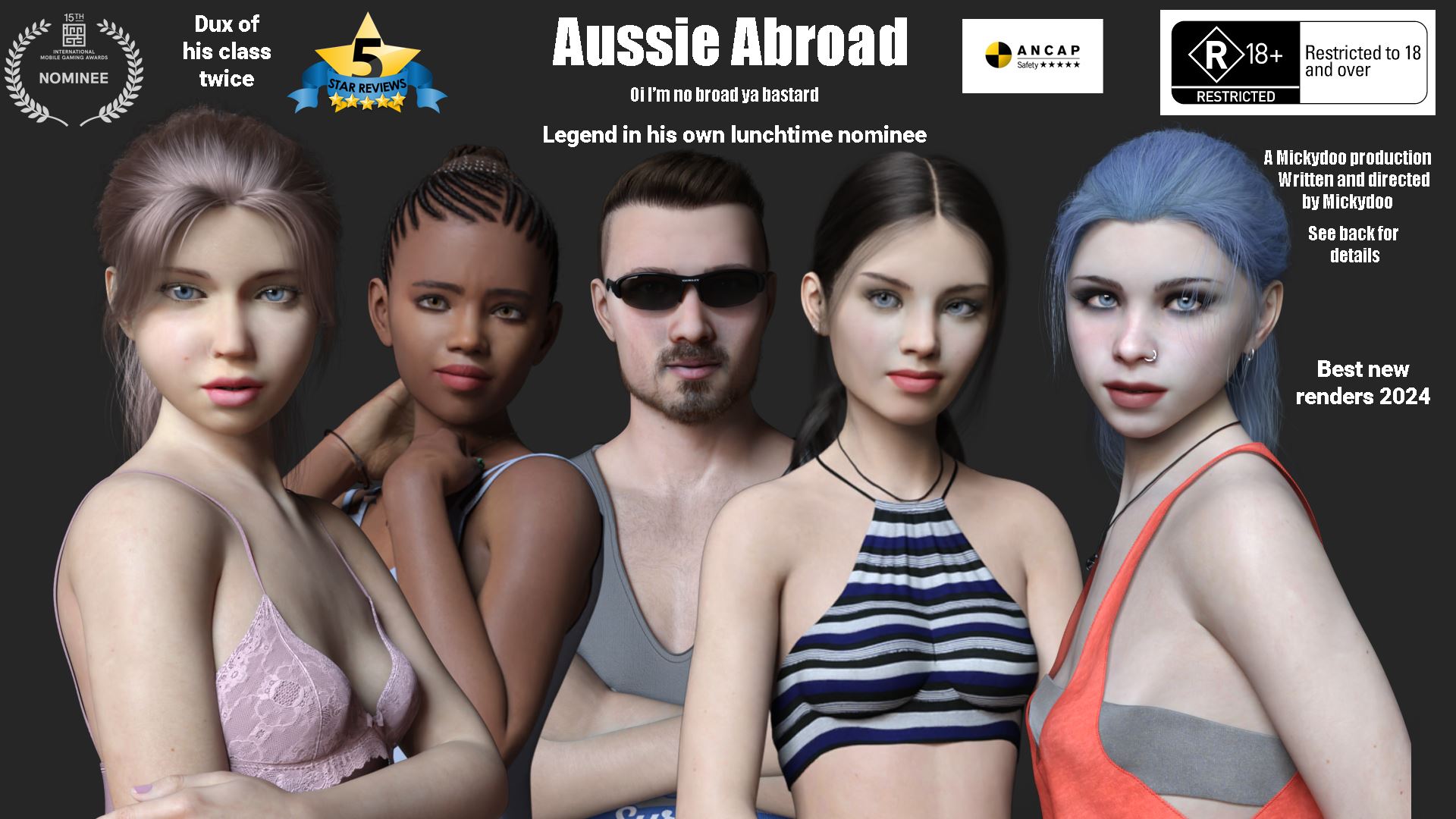 An Aussie Abroad cover