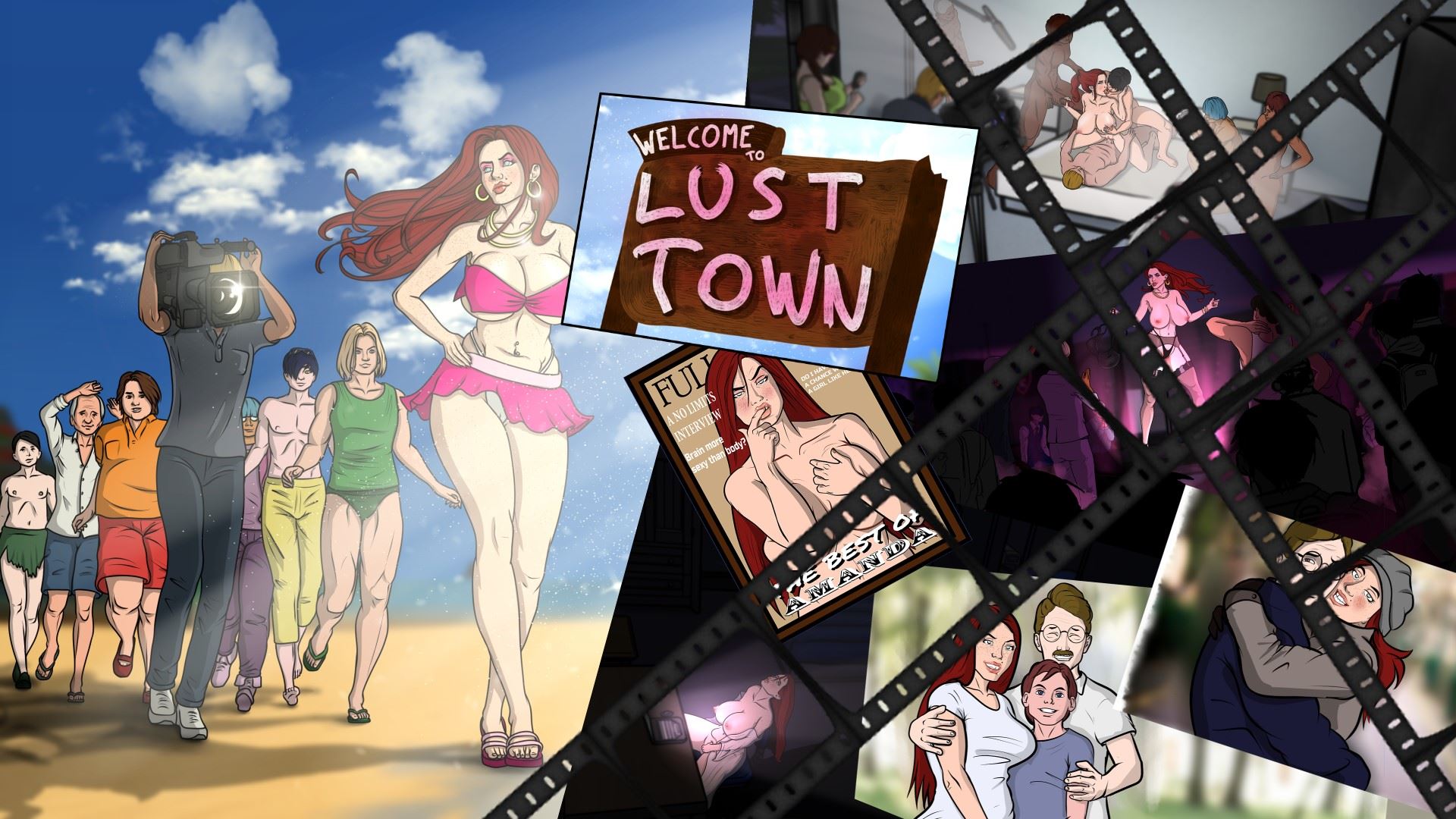 Lust Town, Amanda’s road to porn cover