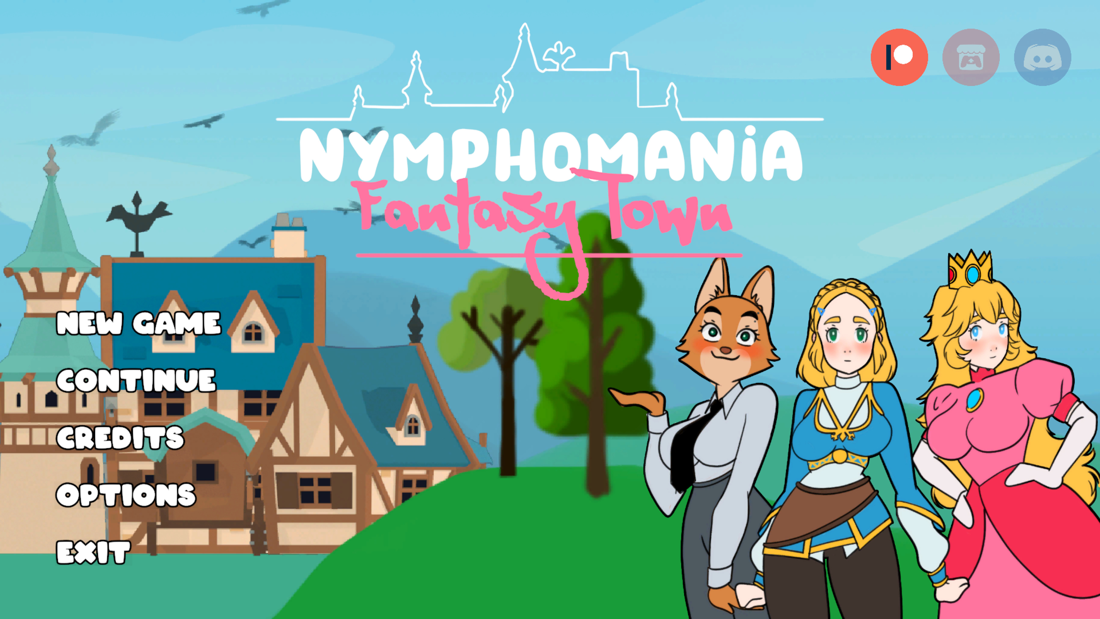 Nymphomania: Fantasy Town cover