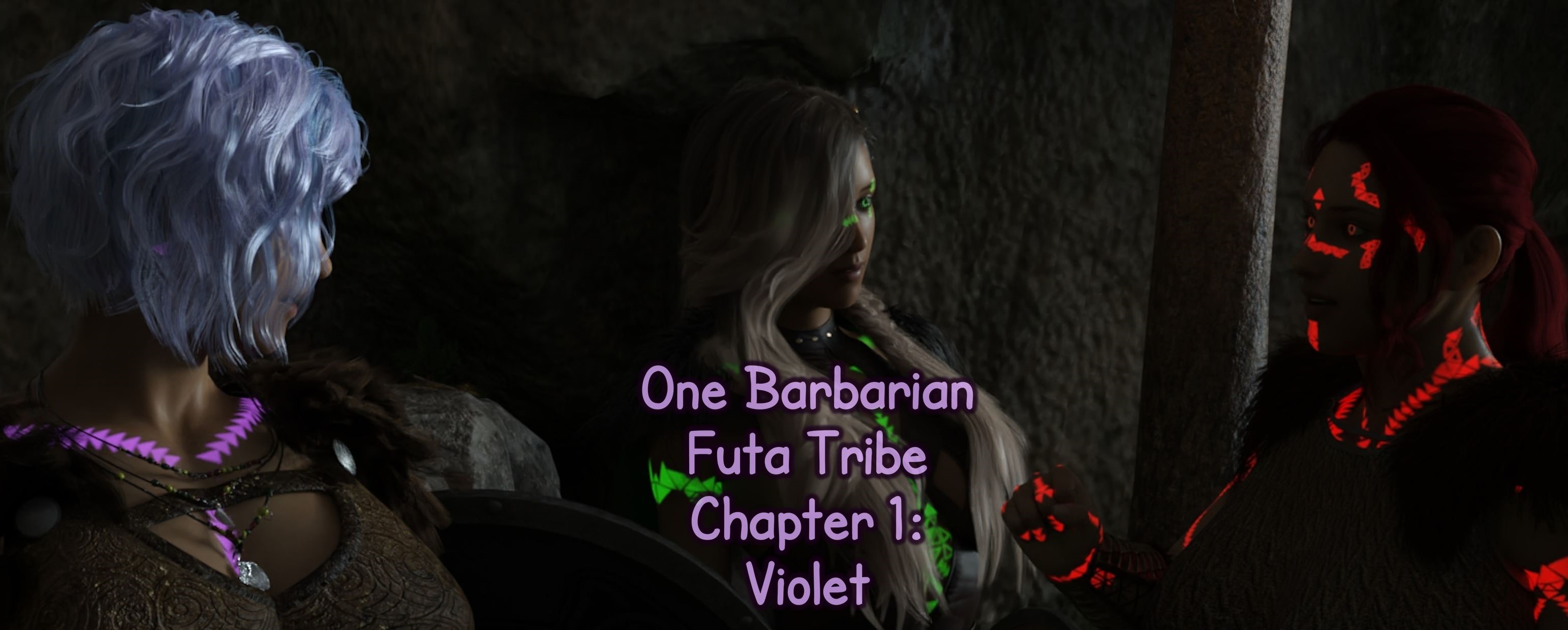 One Barbarian Futa Tribe Chapter 1: Violet cover