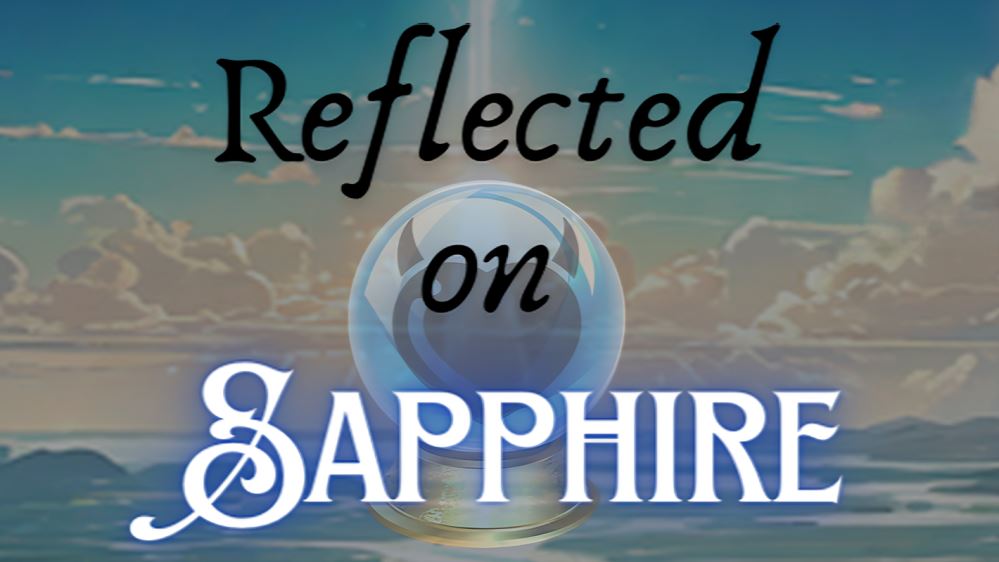 Reflected on Sapphire cover