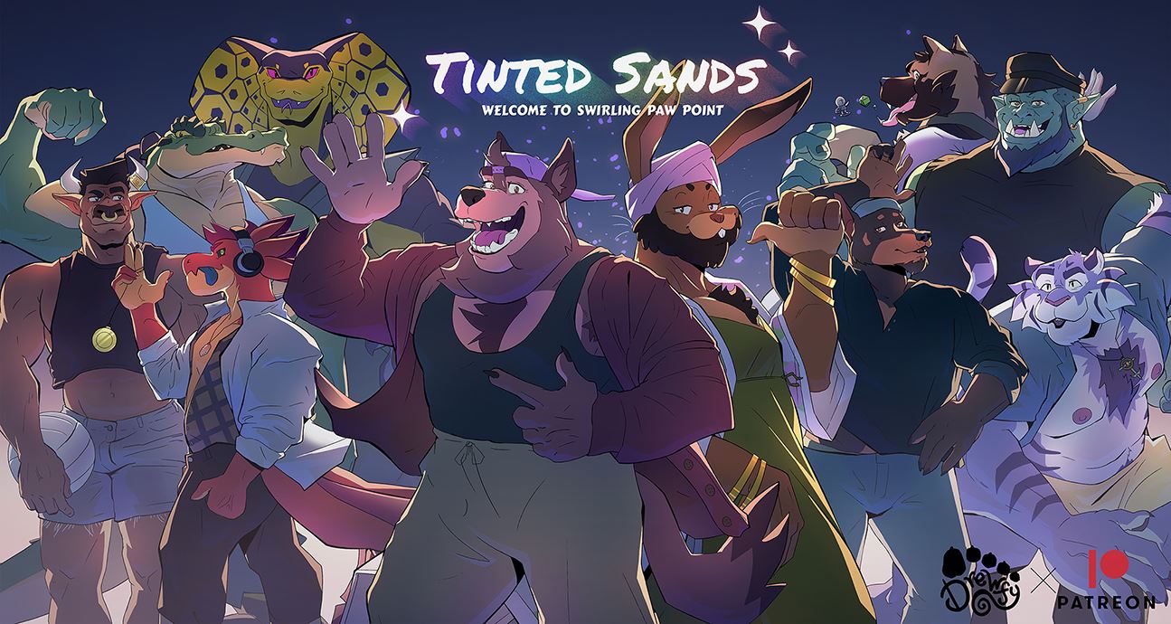 Tinted Sands: Welcome to Swirling Paw Point cover