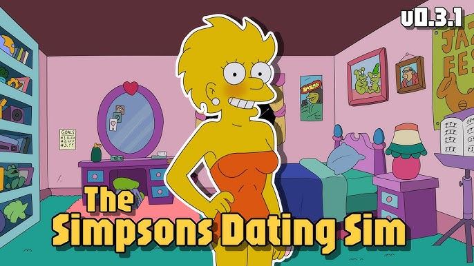 The Simpsons Dating Sim cover