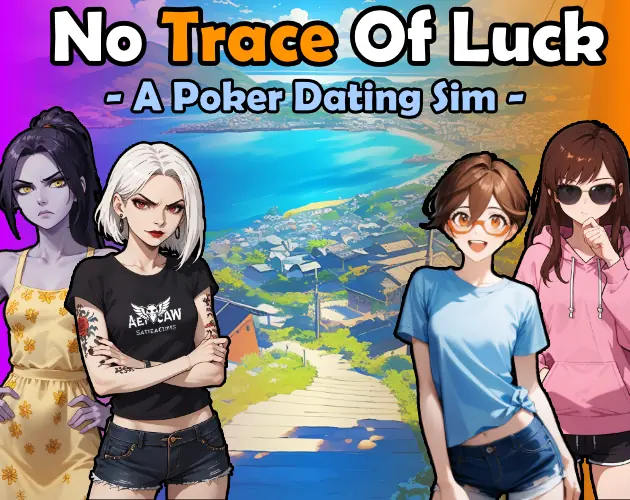 No Trace of Luck - A Strip Poker Dating Sim cover