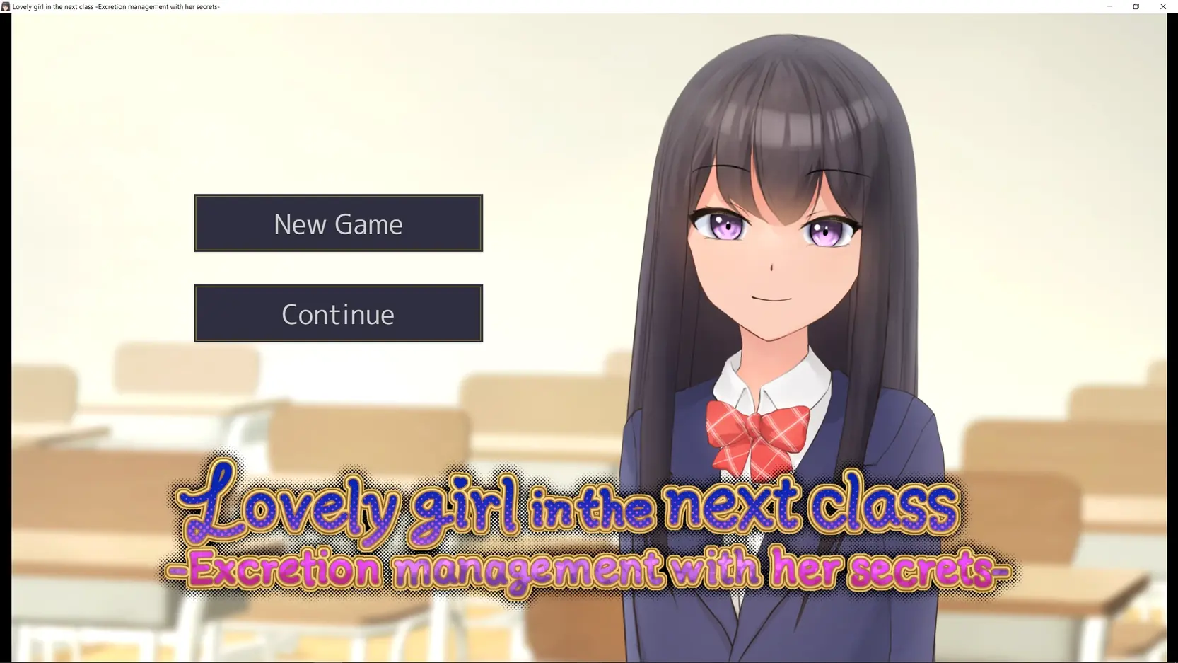 The cute girl in the next class - Find out her secrets and learn about her naughty habits and excretion management cover