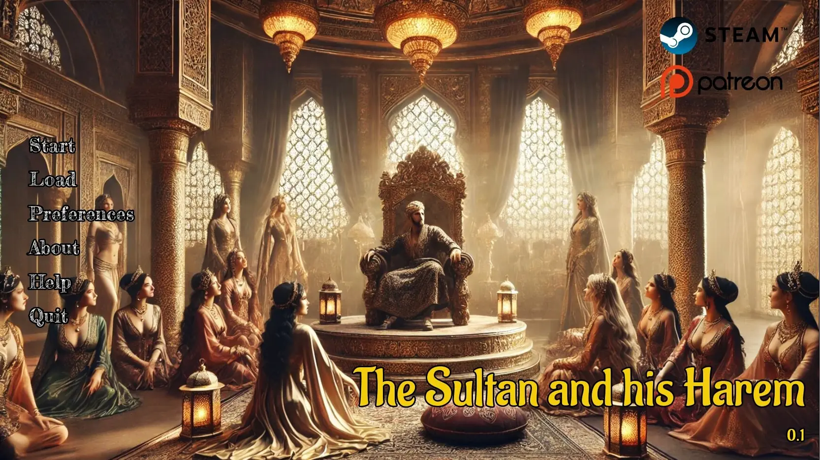The Sultan and his Harem cover