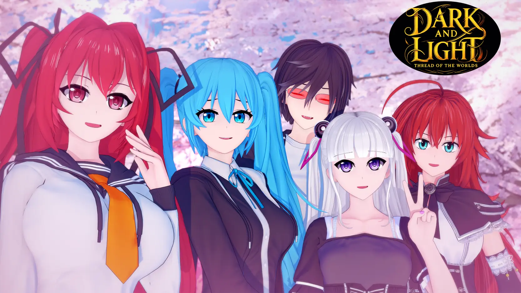 Dark and Light Thread of the Worlds cover