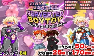 Tiny Justice PERVERTED BOYTOY Shota Hero Infiltration Mini RPG The End of Female Training cover
