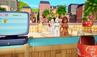 Waifu Beach Bar Adult Game Screenshot (1)
