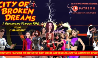City of Broken Dreams: A Femdom Superhero Game cover