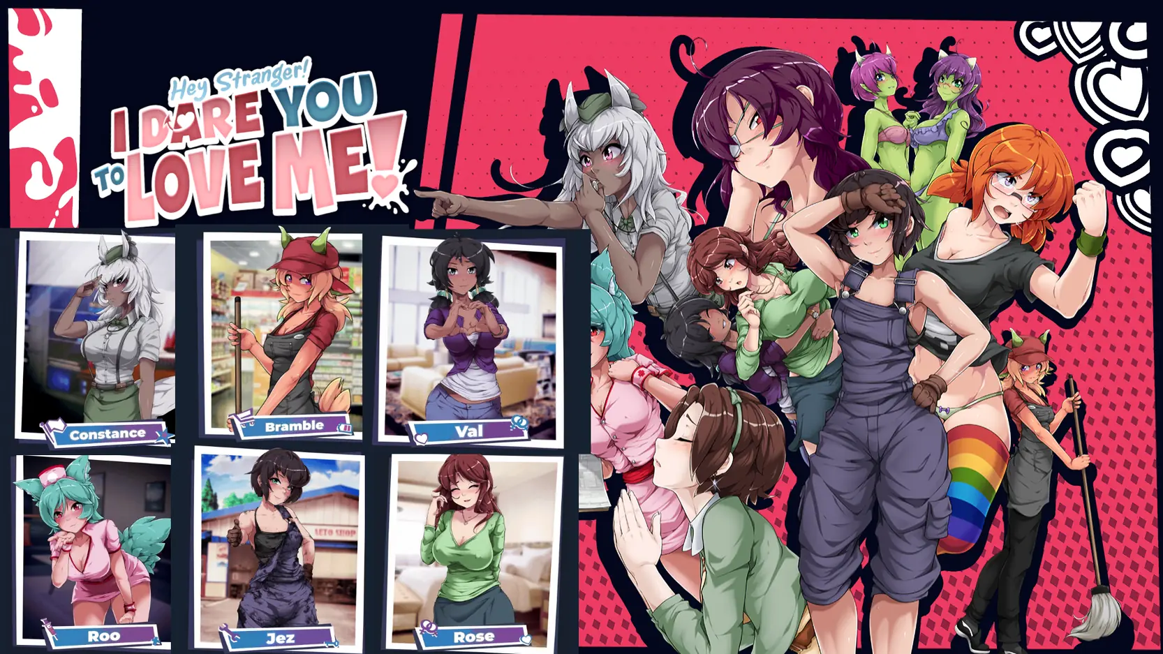 Hey Stranger! I Dare You to Love Me! cover