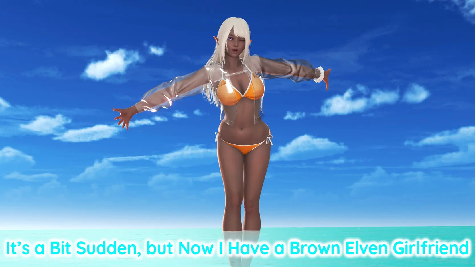 It's a Bit Sudden, but Now I Have a Brown Elven Girlfriend cover