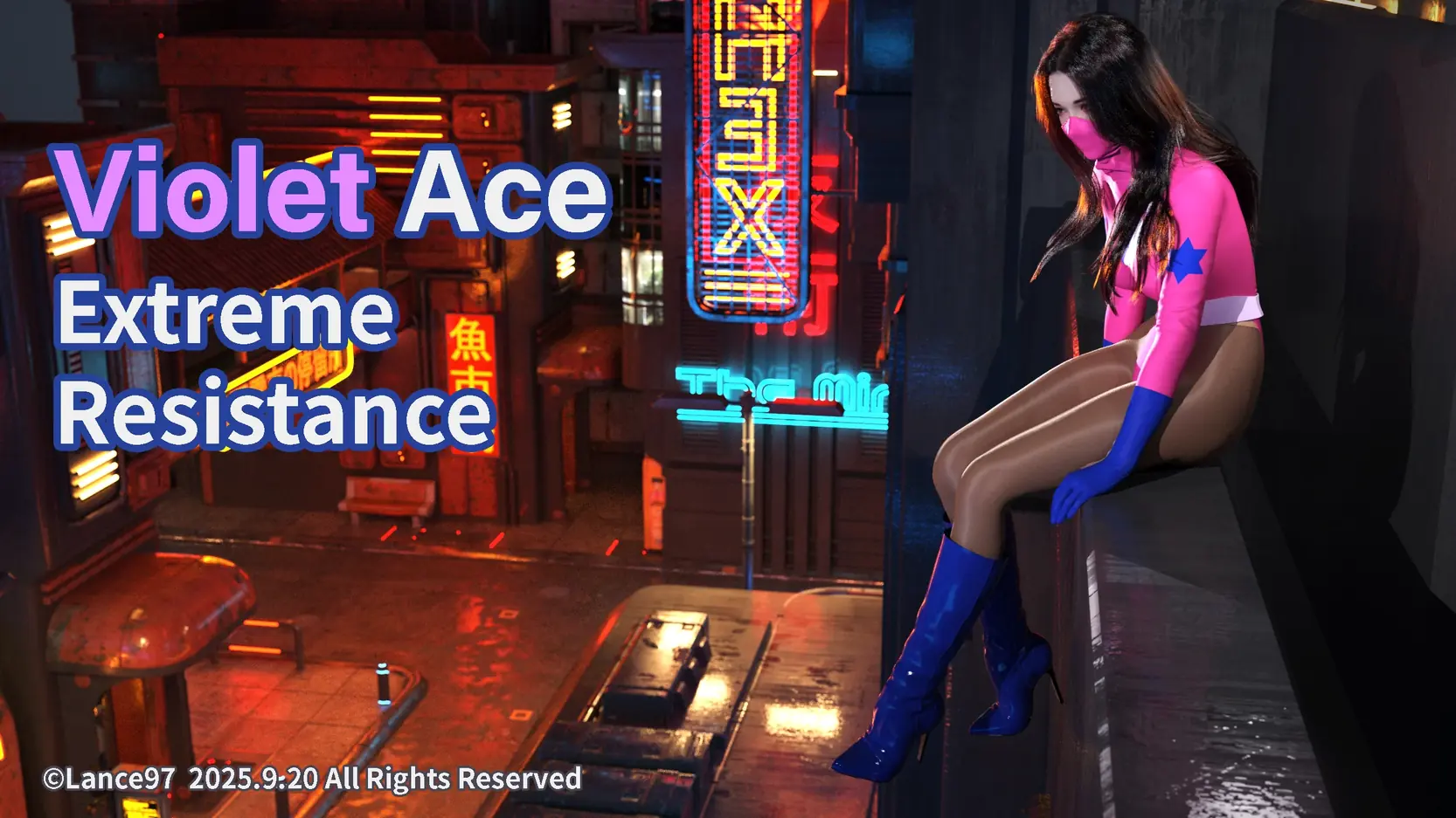 Violet Ace Extreme Ressistance cover