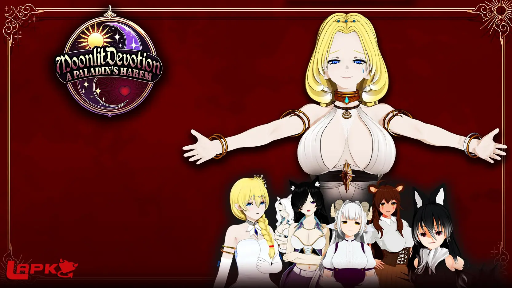 Moonlit Devotion: A Paladin's Harem cover