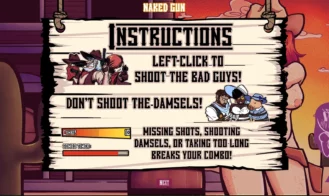 Naked Gun Minigame Adult Game Screenshot (1)
