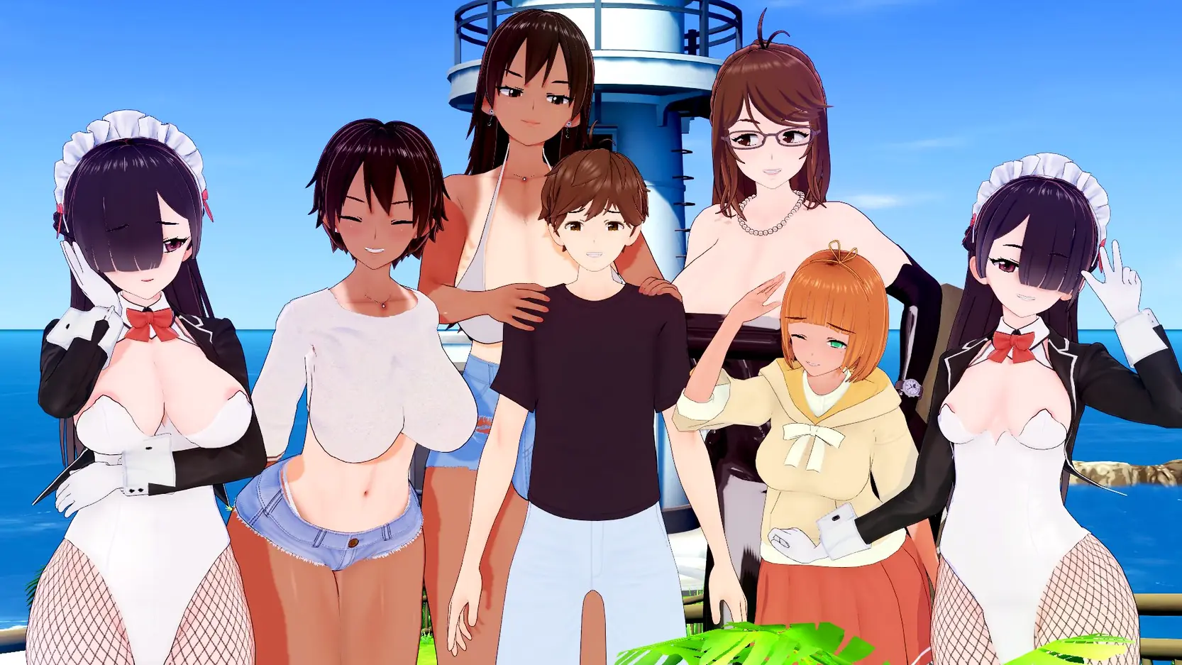 Futanari Island porn xxx game download cover