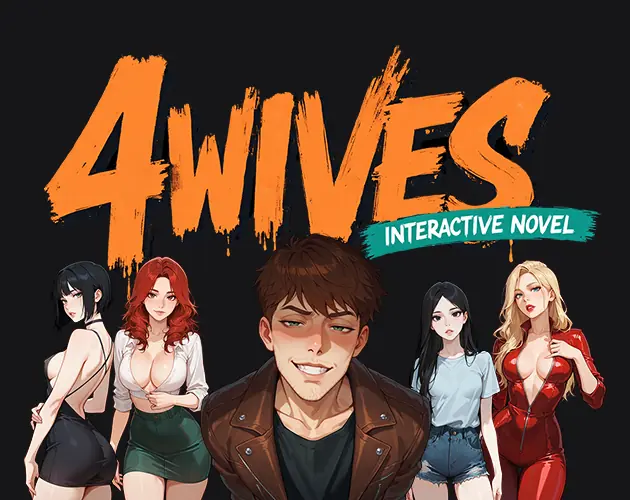 4 Wives porn xxx game download cover