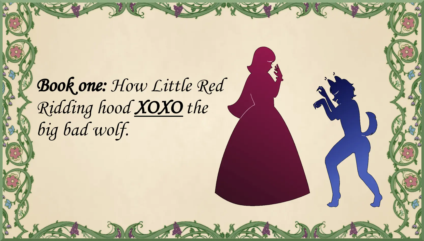How Little Red Ridding Hood XOXO the Big Bad Wolf porn xxx game download cover