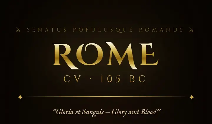 Rome, 105 BC porn xxx game download cover