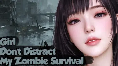 Girl, Don’t Distract My Zombie Survival cover