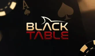 Black table cover