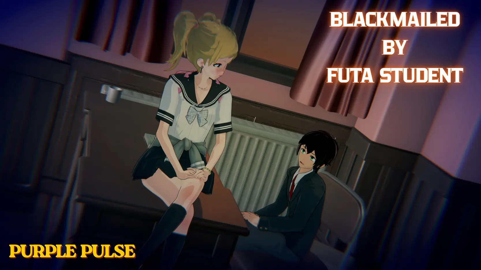 Blackmailed By Futa Student cover