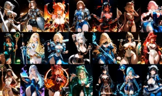 Harem Waifu Wars cover