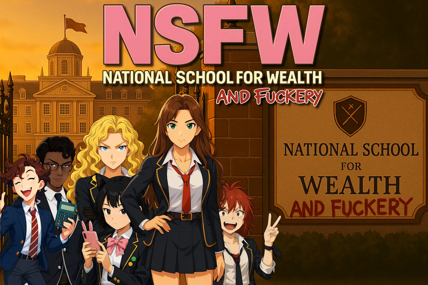 NSFW: National School for Wealth … and Fuckery cover